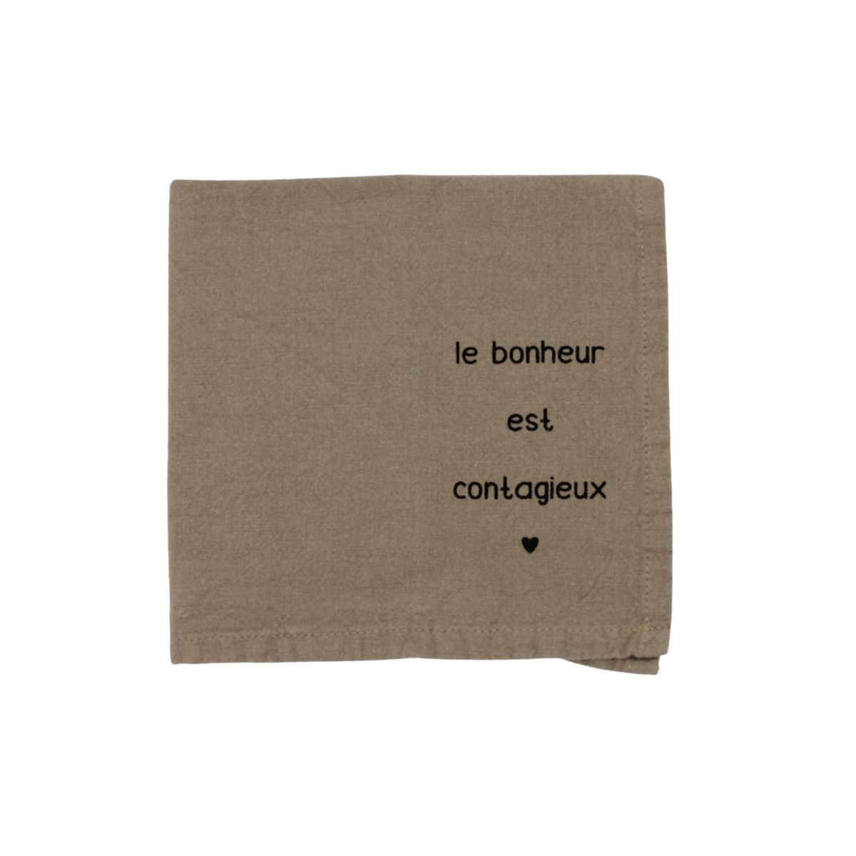 Lot de serviettes "La vie est belle"