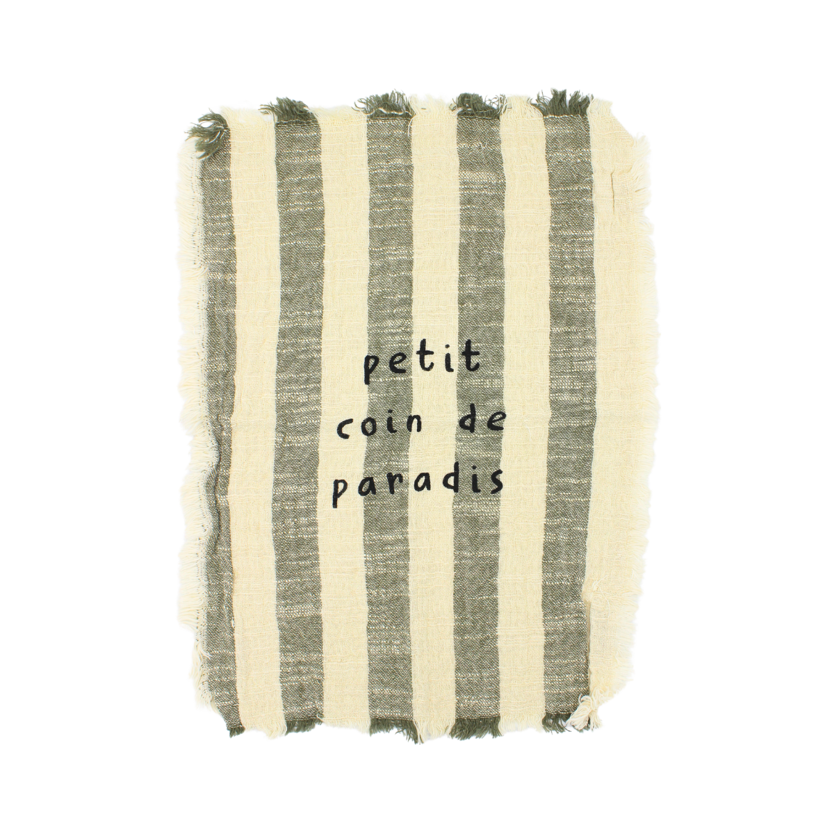 Essuie mains "Petit coin de paradis"