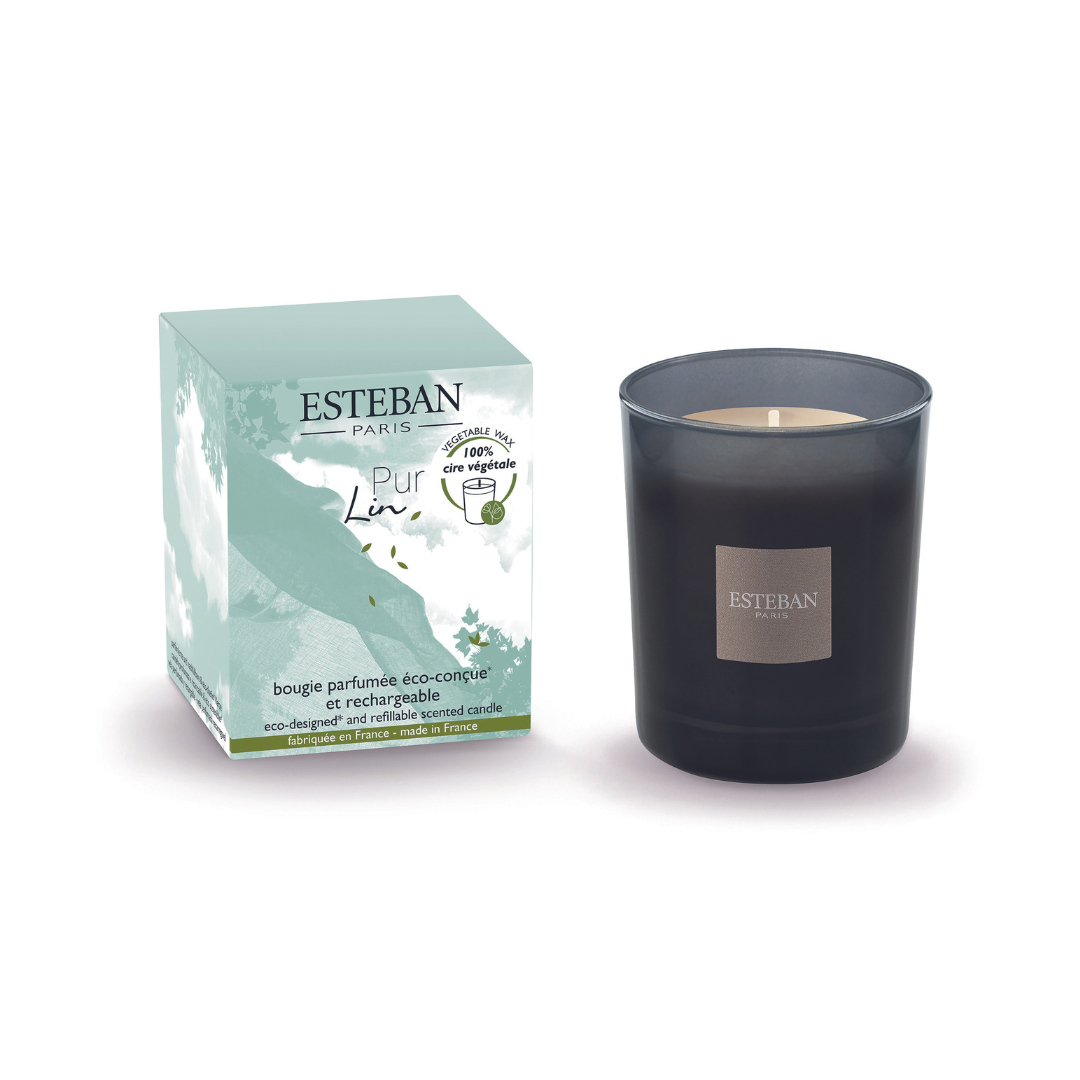 Bougie parfumée initiale Pur Lin