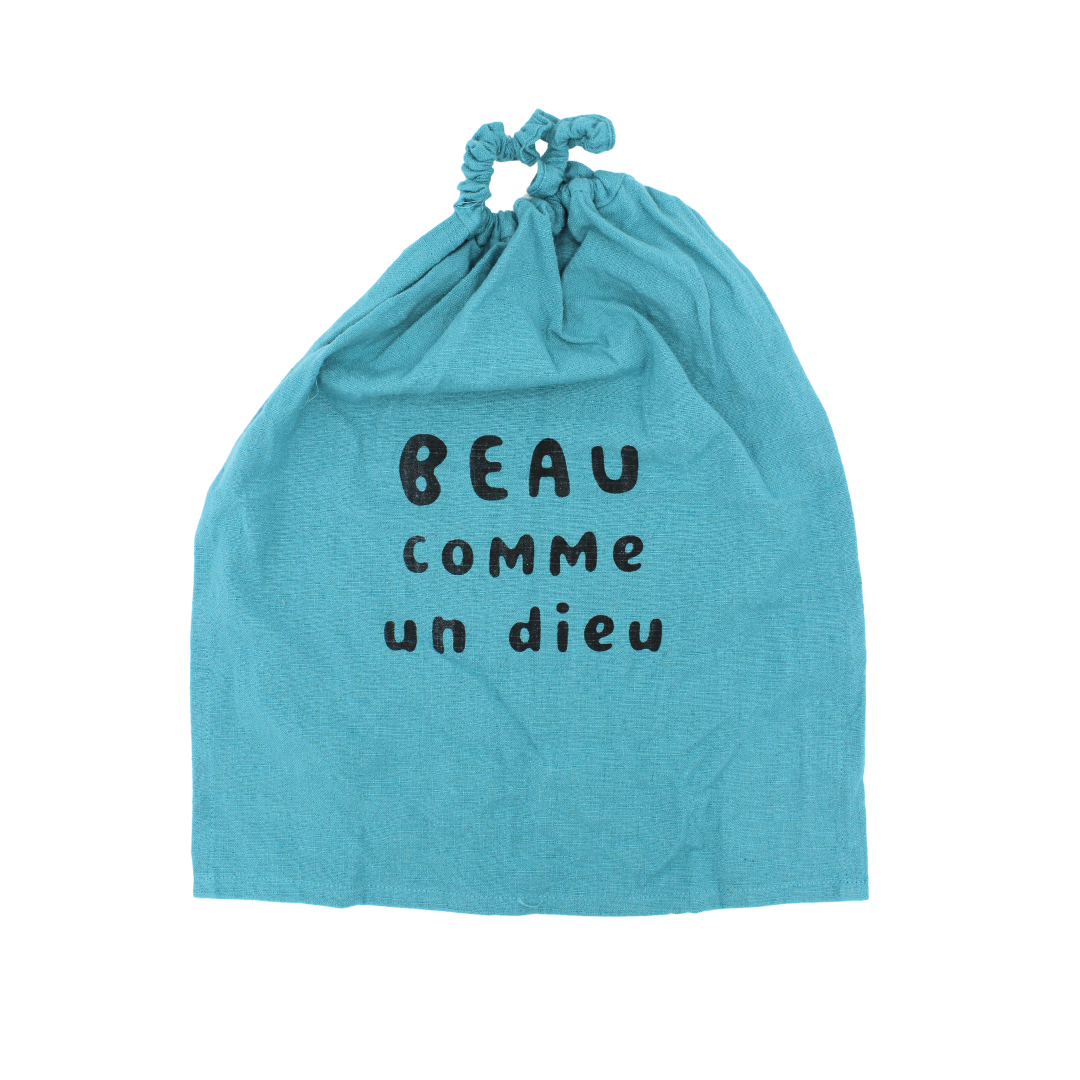 Bavoir "Beau comme un dieu"