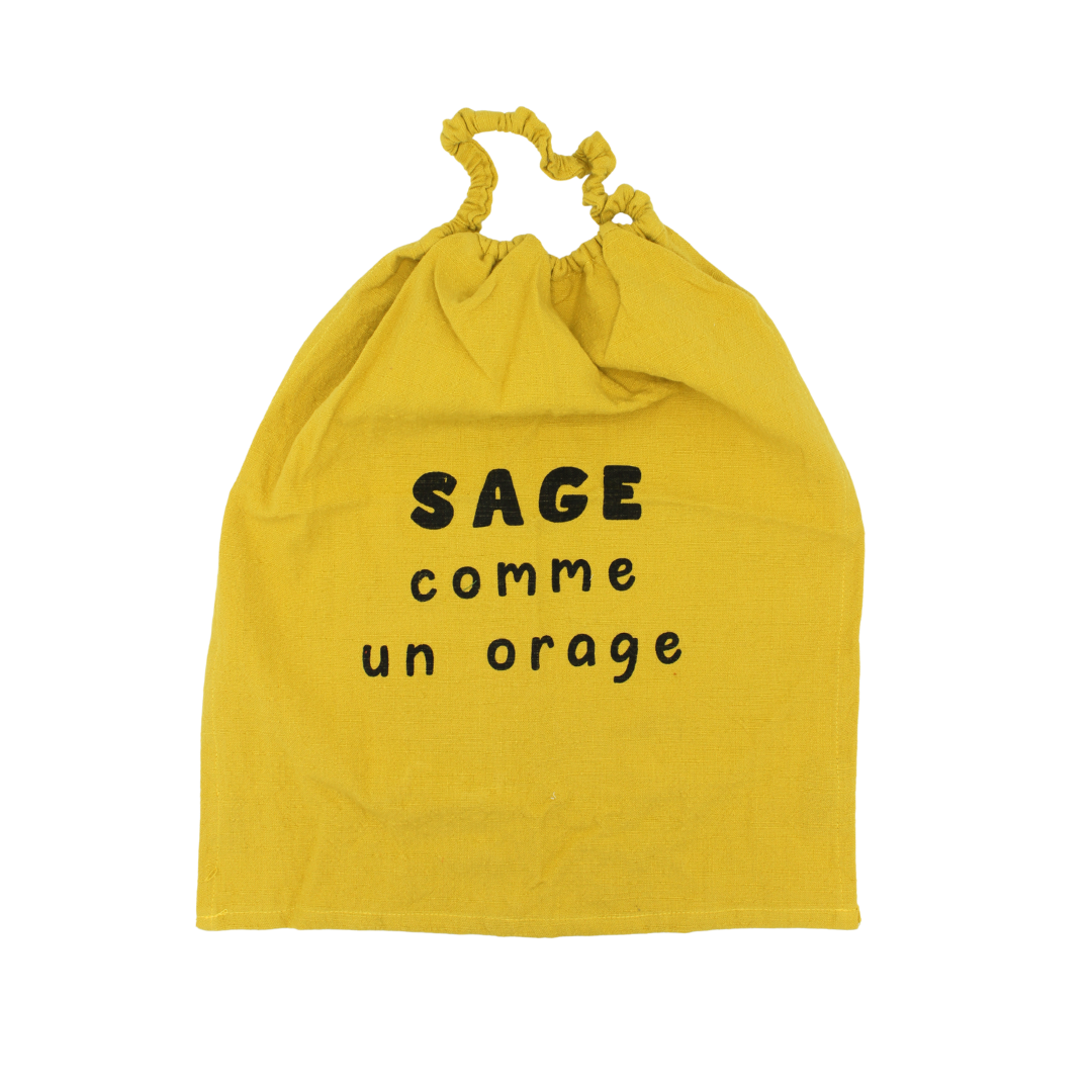 Bavoir "Sage comme un orage"