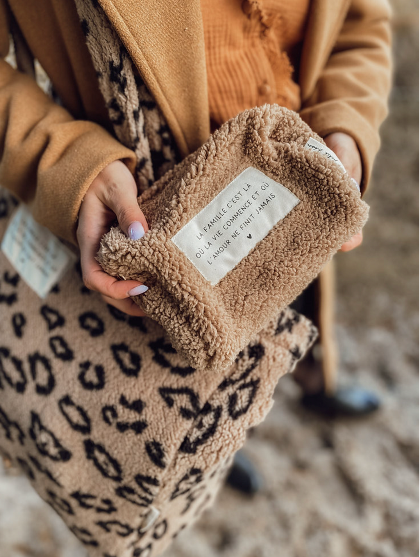 Trousse de toilette moumoute "La Famille"