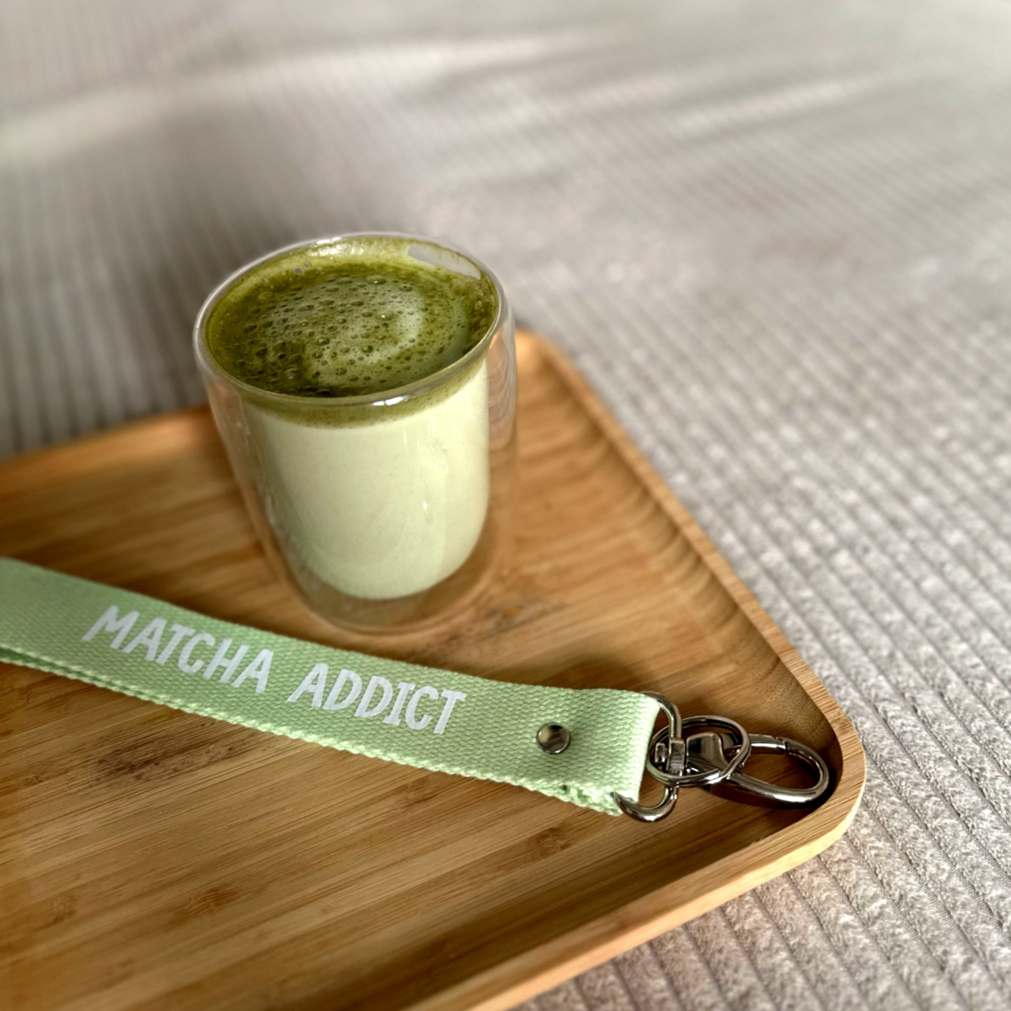 Porte-clés Matcha addict