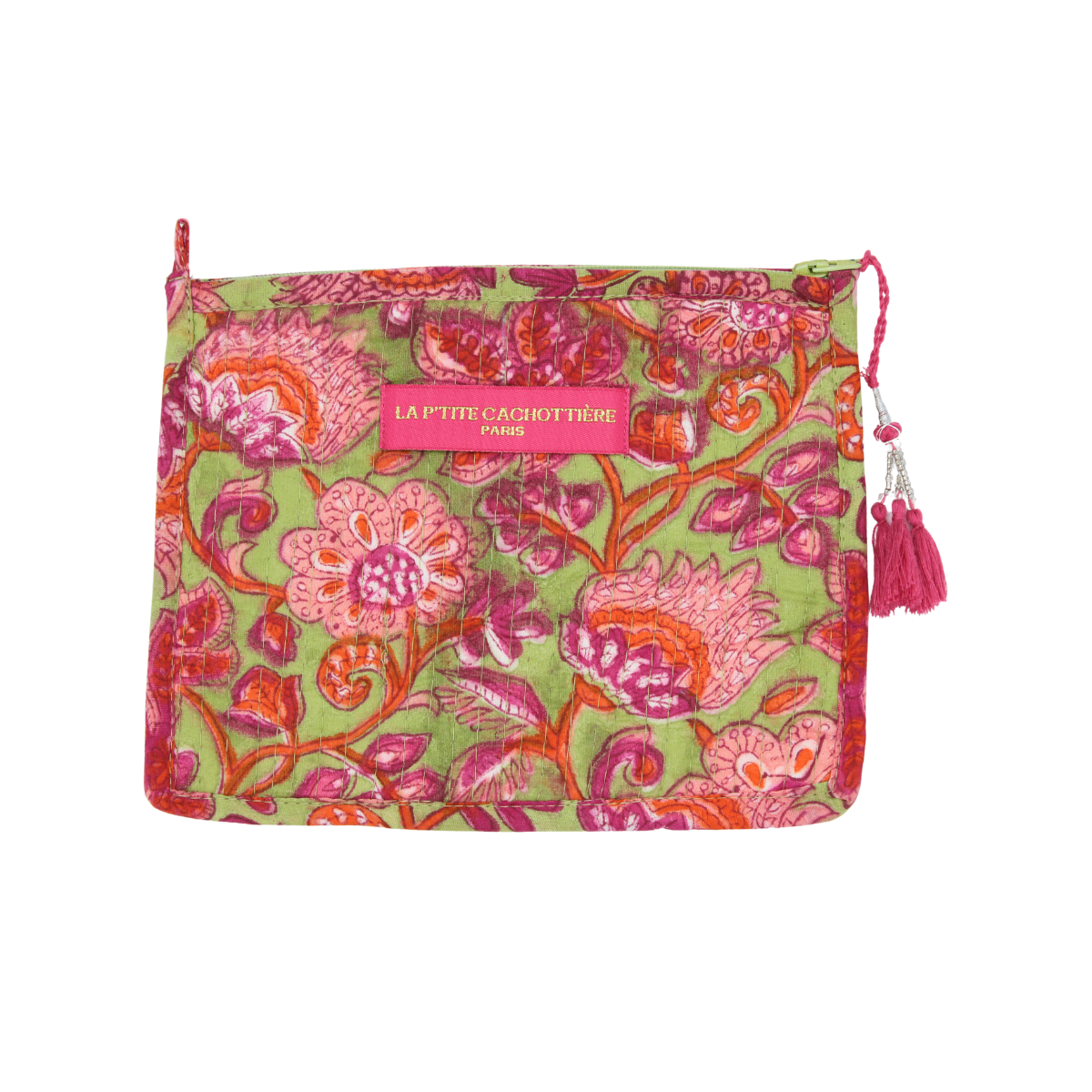 Trousse de toilette India vert anis