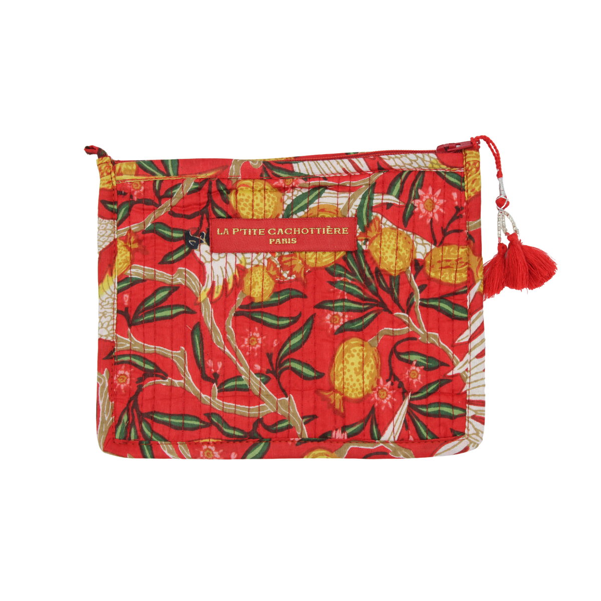 Trousse de toilette India rouge