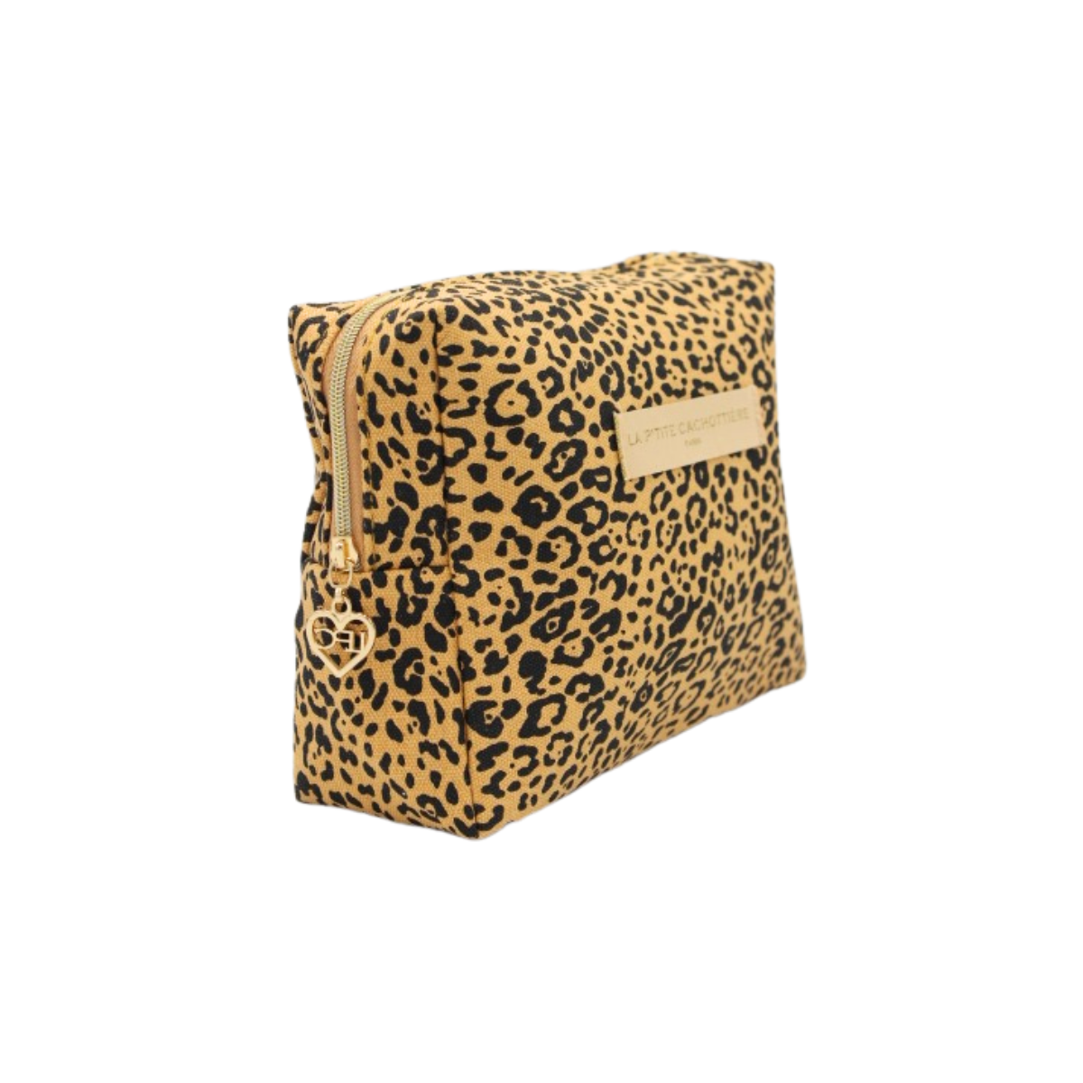Trousse Léopard camel