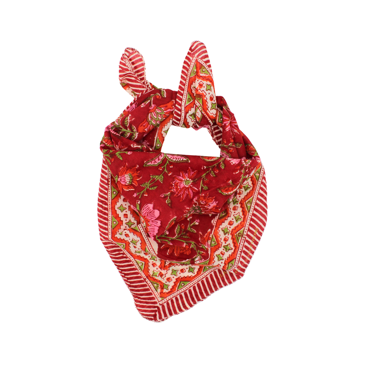 Foulard imprimé Francki rouge