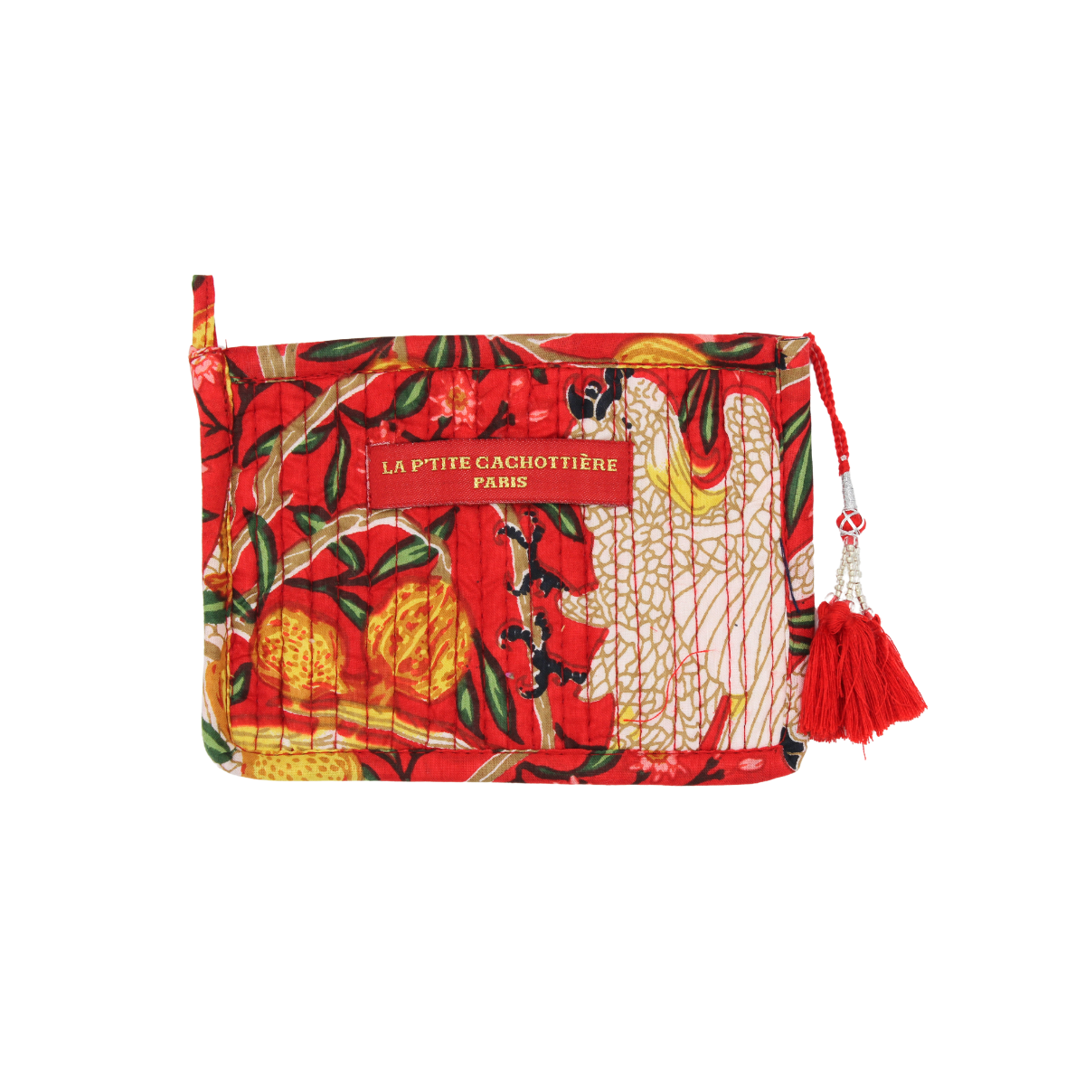 Trousse de toilette India rouge