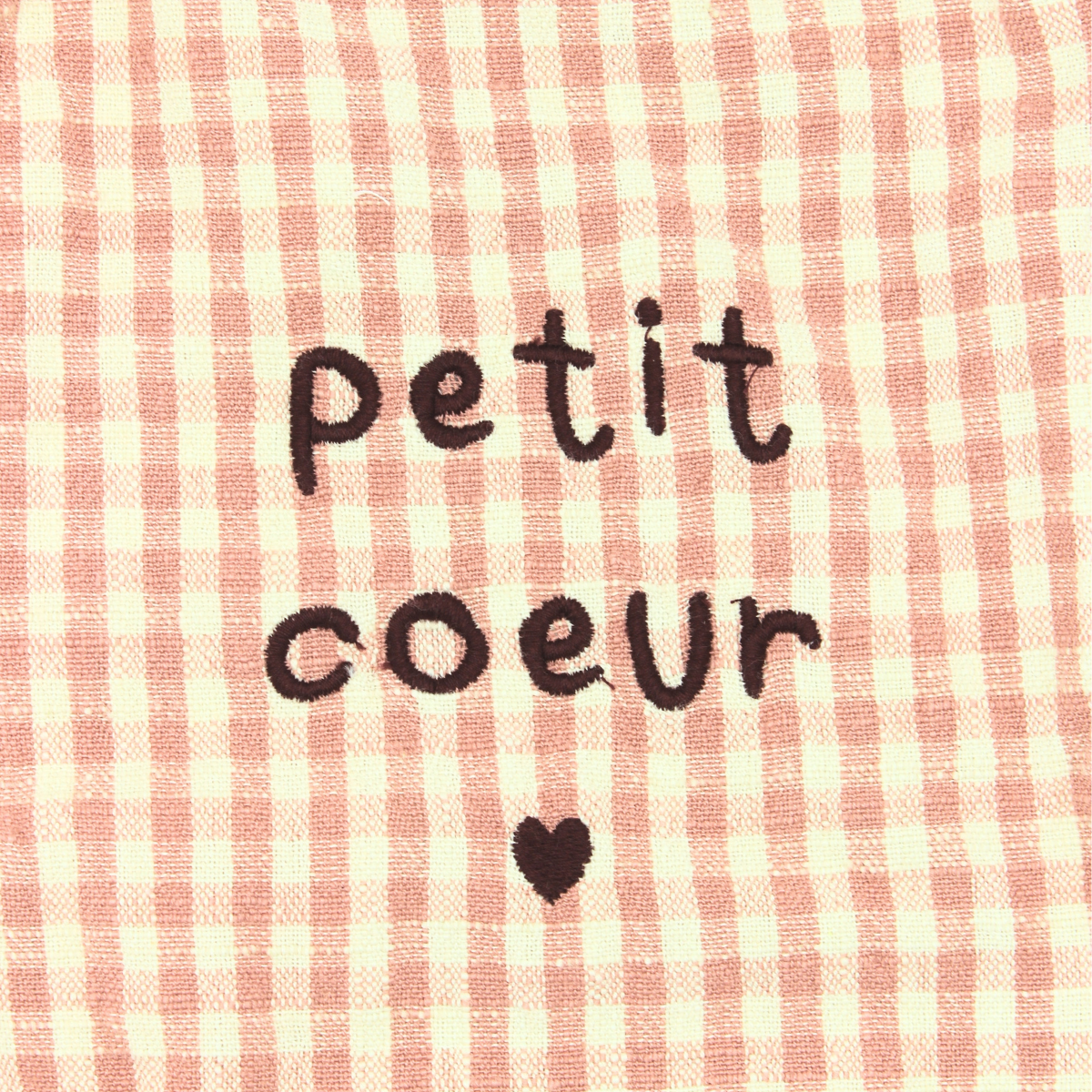 Bavoir "Petit coeur"