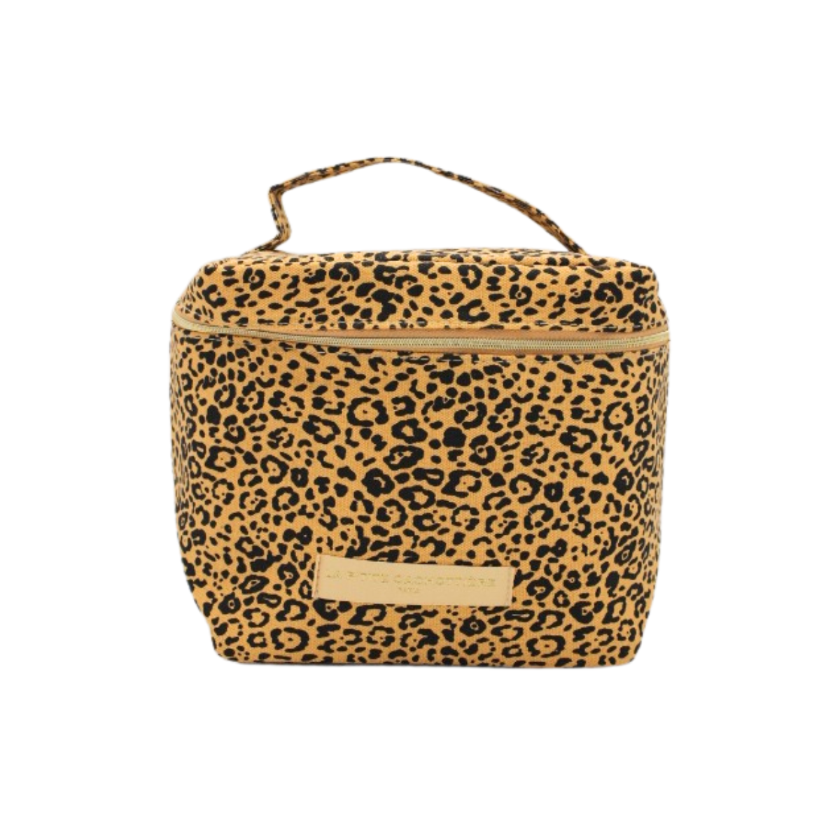 Trousse Léopard camel