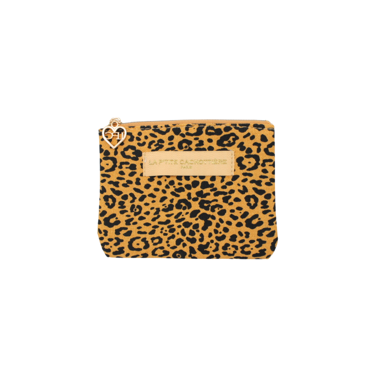 Trousse Léopard camel