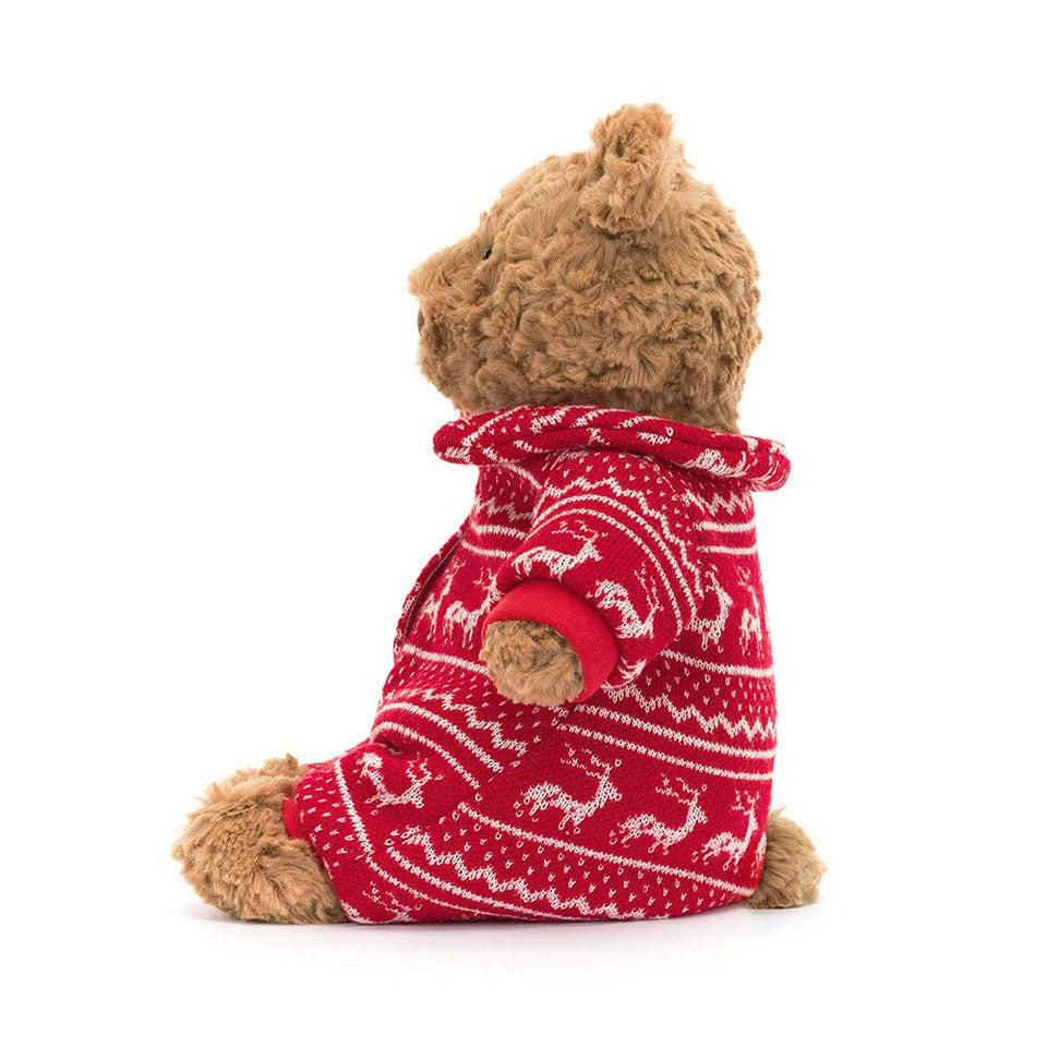 Peluche Ourson en pyjama Bartholomew