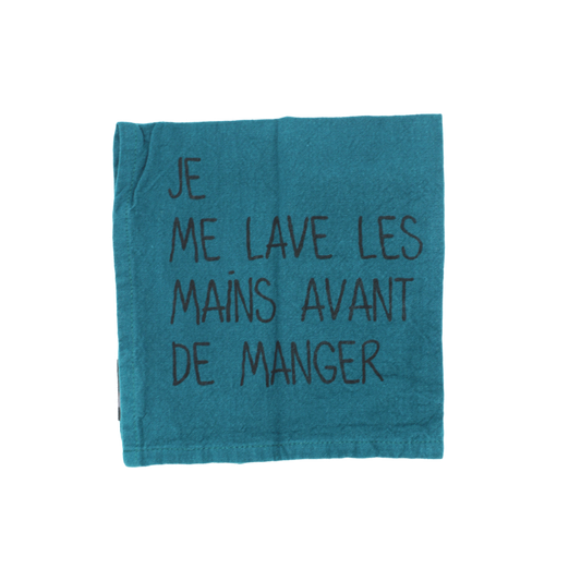 Lot de serviettes « Les bonnes manières »