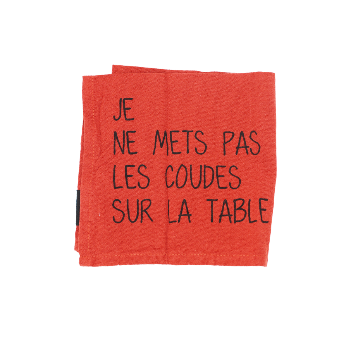 Lot de serviettes « Les bonnes manières »