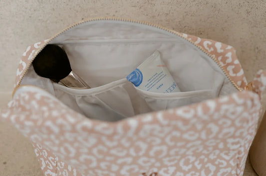 Trousse de toilette léopard "Mamma Mia"