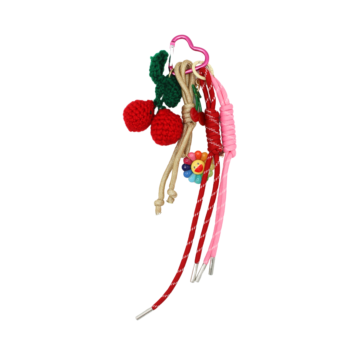 Porte-clés au crochet Cerise