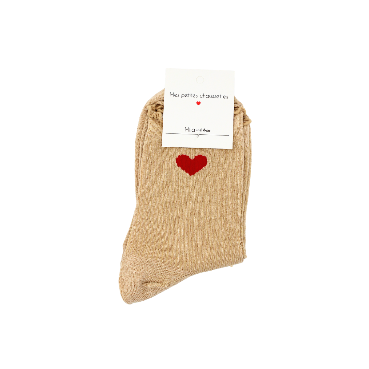 Chaussettes Coeur doré