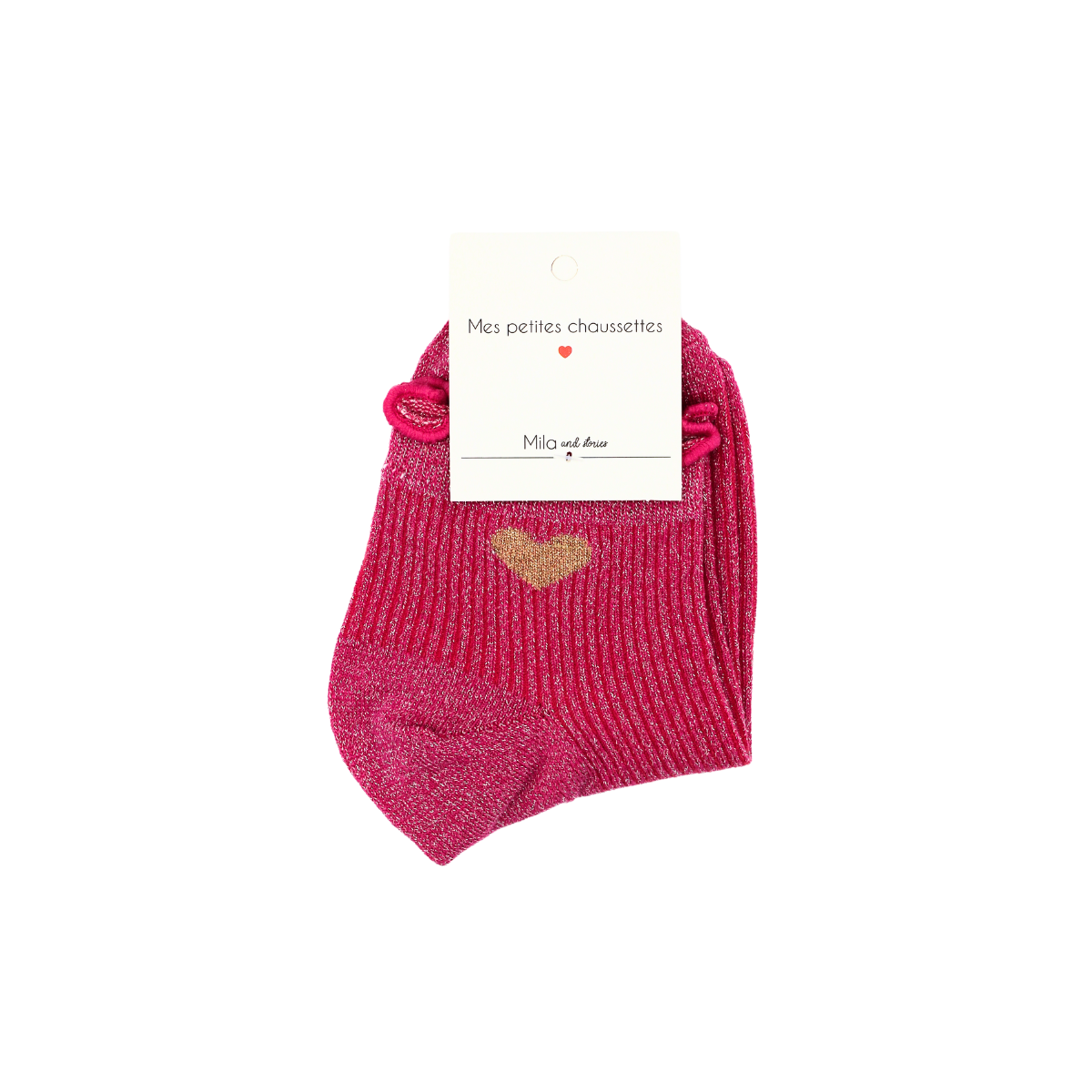 Chaussettes Coeur doré