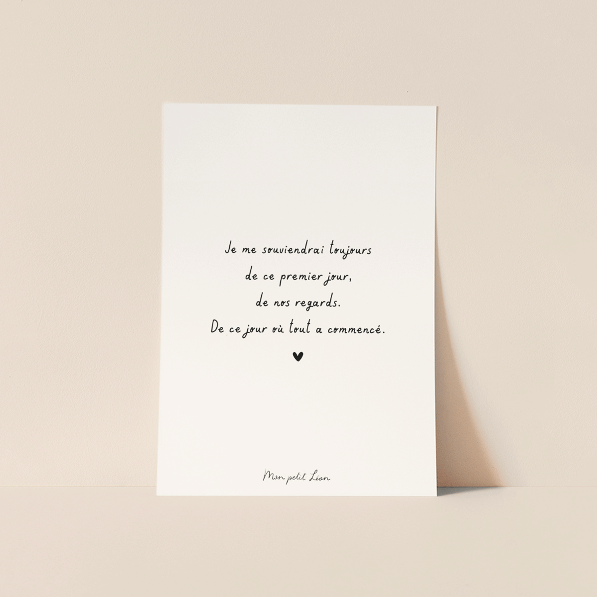 Carte "Je me souviendrai toujours" A6