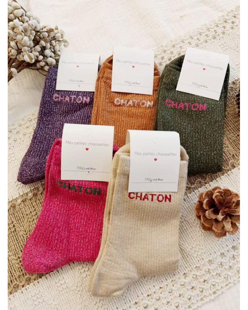 Chaussettes "Chaton"