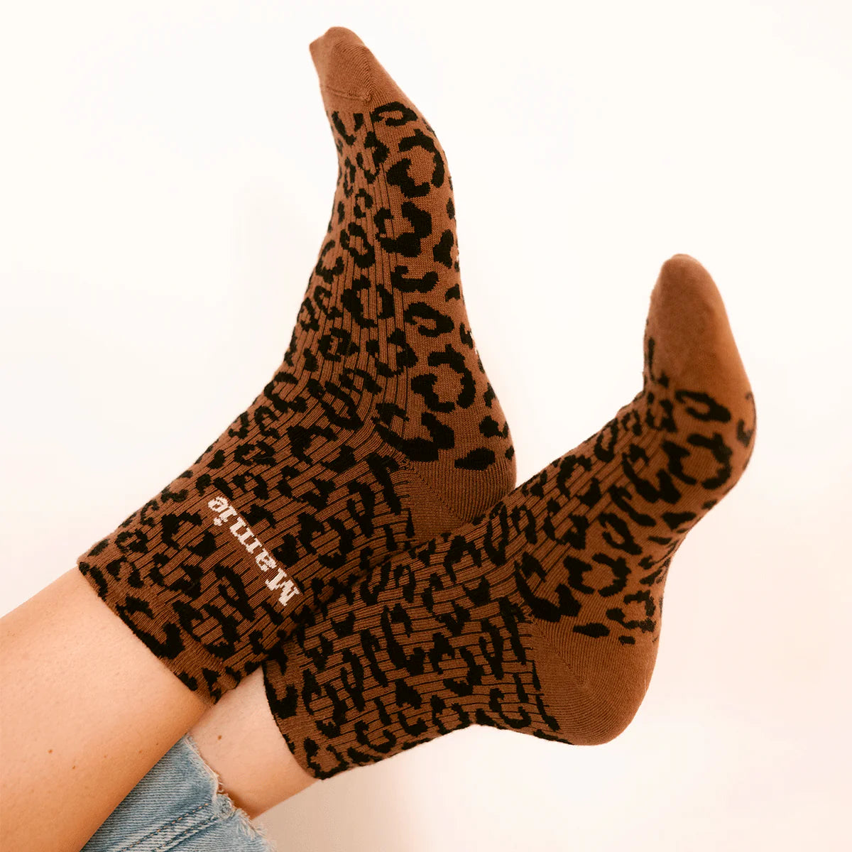 Chaussettes léopard "Mamie"