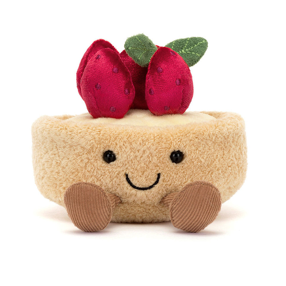 Peluche Tarte aux fraises Fleurette