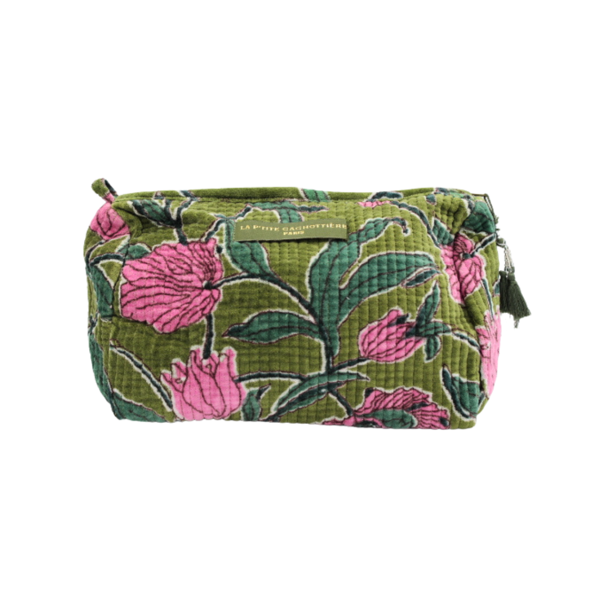 Trousse Flower en velours