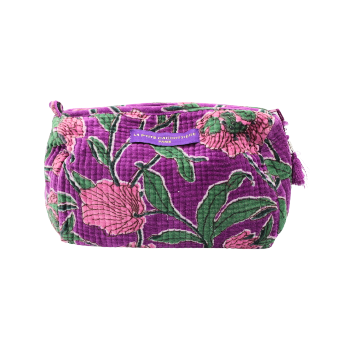 Trousse Flower en velours