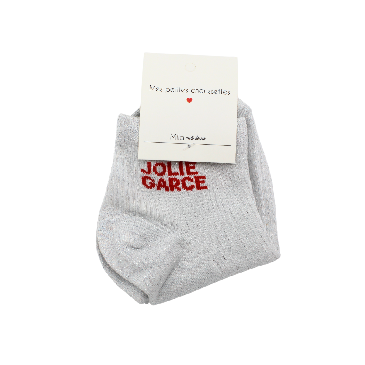 Chaussettes "Jolie garce"