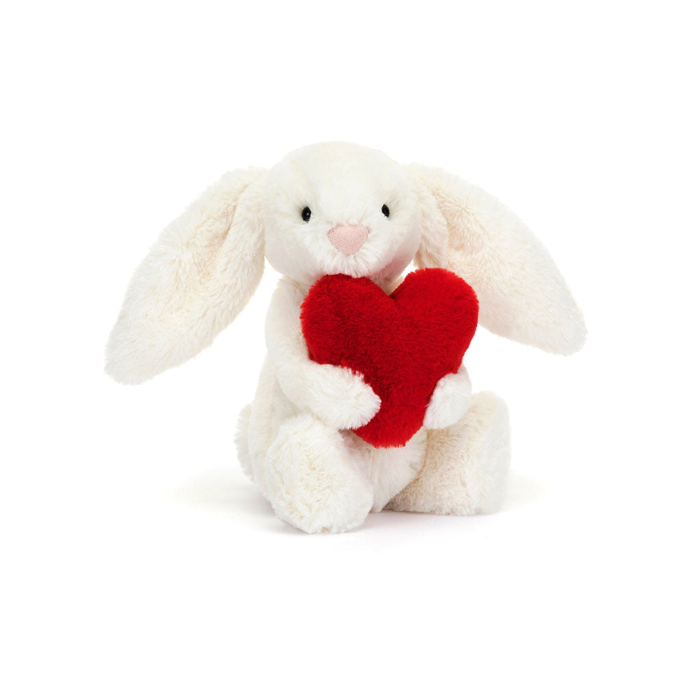 Peluche Lapin Bashful Cœur rouge