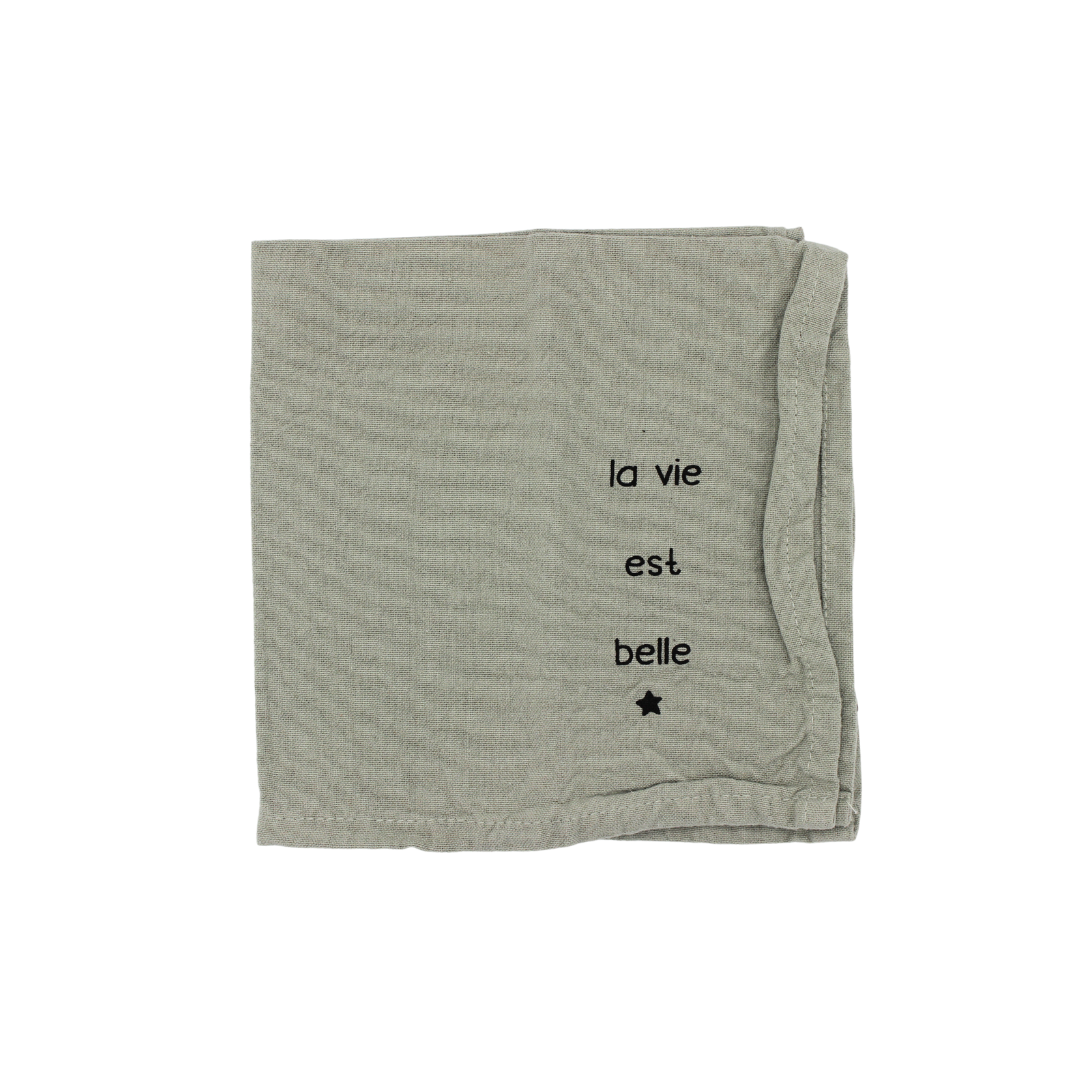 Lot de serviettes "La vie est belle"