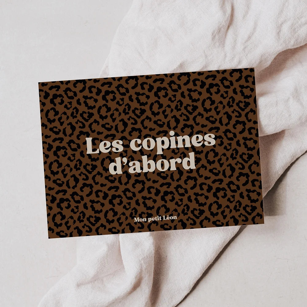 Carte "Les copines d'abord" A6