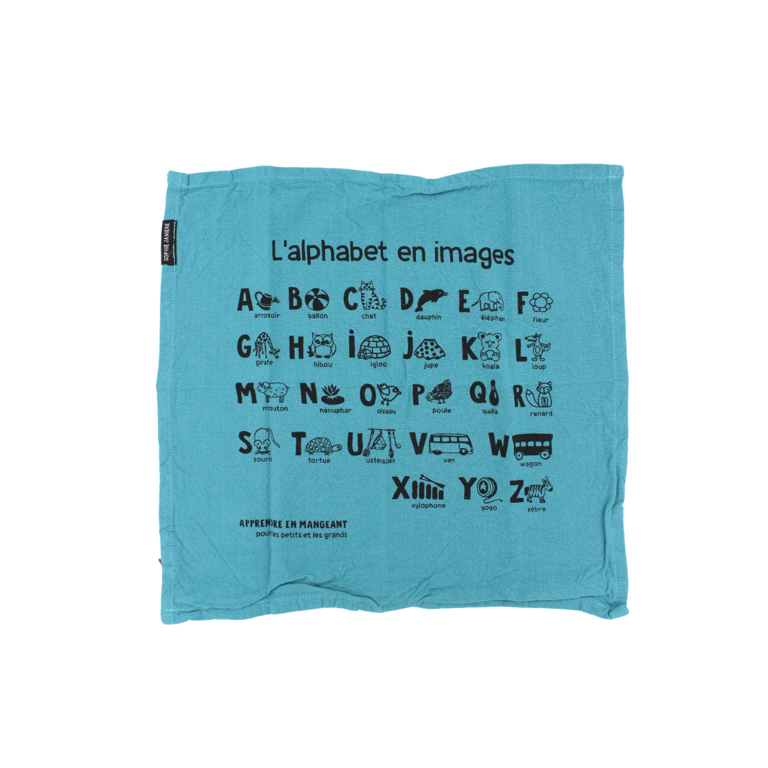 Lot de serviettes « Apprendre en mangeant »