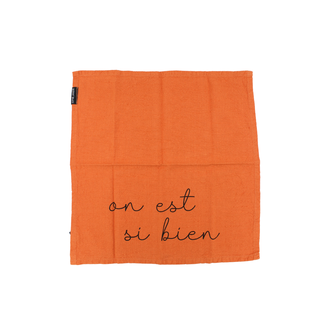 Lot de serviettes "Que du bonheur"