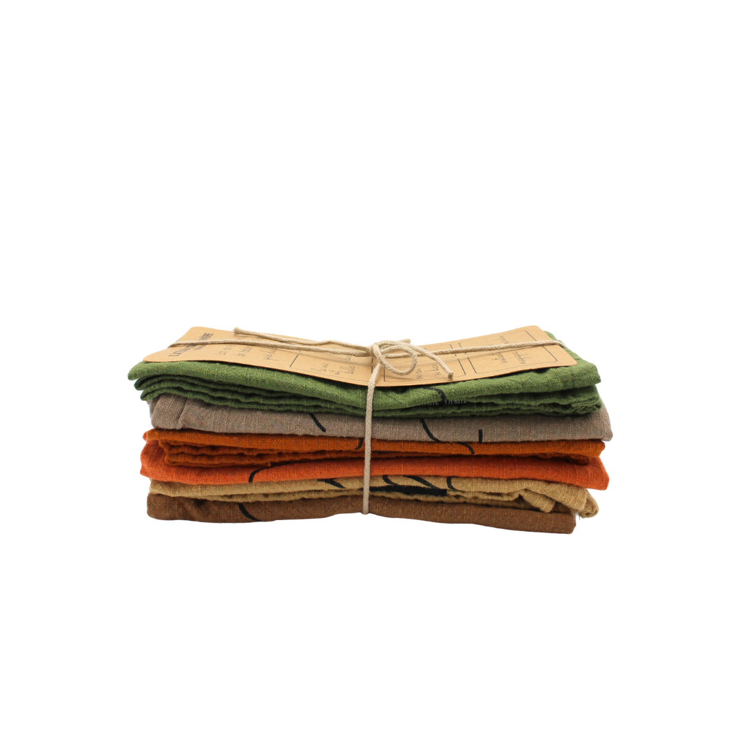 Lot de serviettes "Que du bonheur"