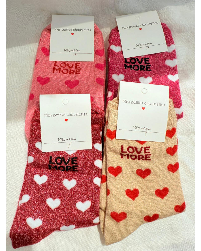 Chaussettes "Love more"