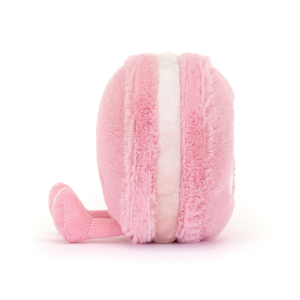 Peluche Macaron à la framboise Mia
