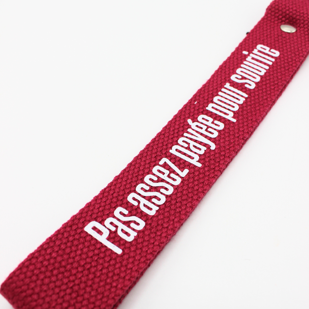 Porte-clés Pas assez payée pour sourire