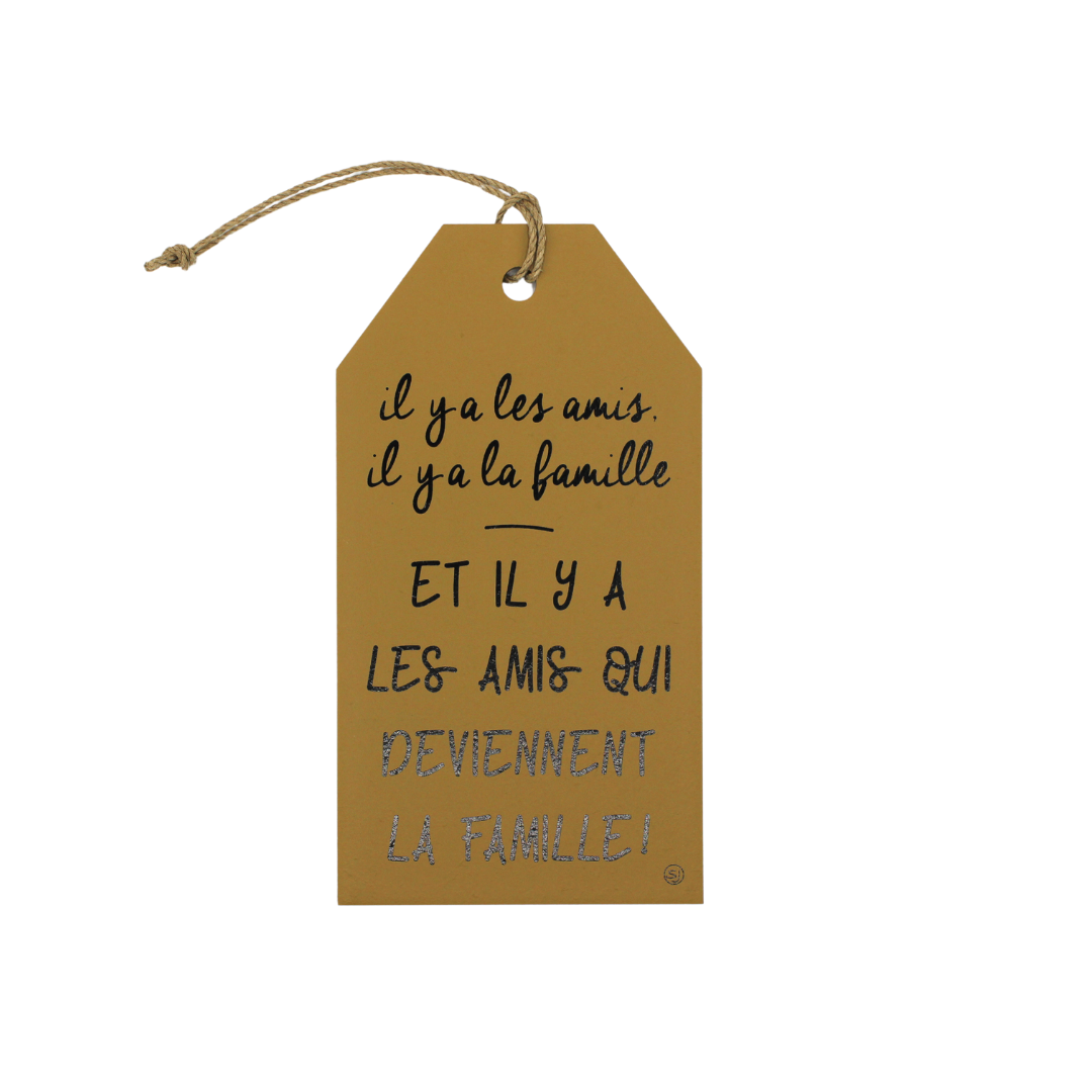 Plaque décorative "Les amis"