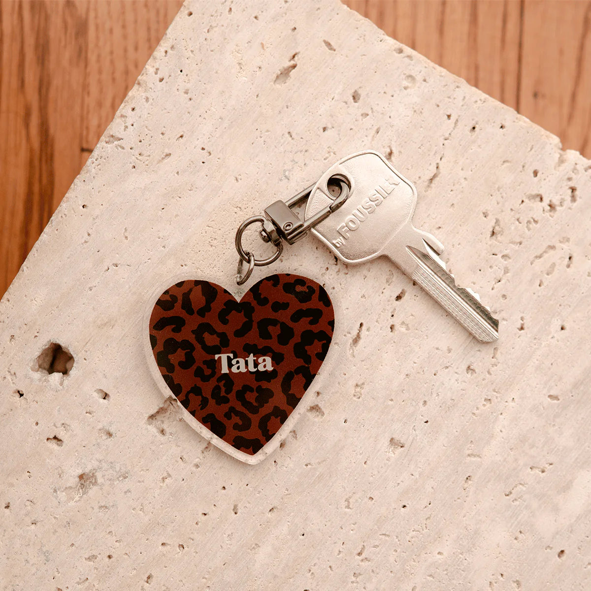 Porte-clés léopard "Tata"