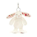 Porte-clés Peluche Jellycat Smudge Lapin - 7,6 Cm, Fourrure Douce, Pince à Griffes, Idée Cadeau Mignonne - 7