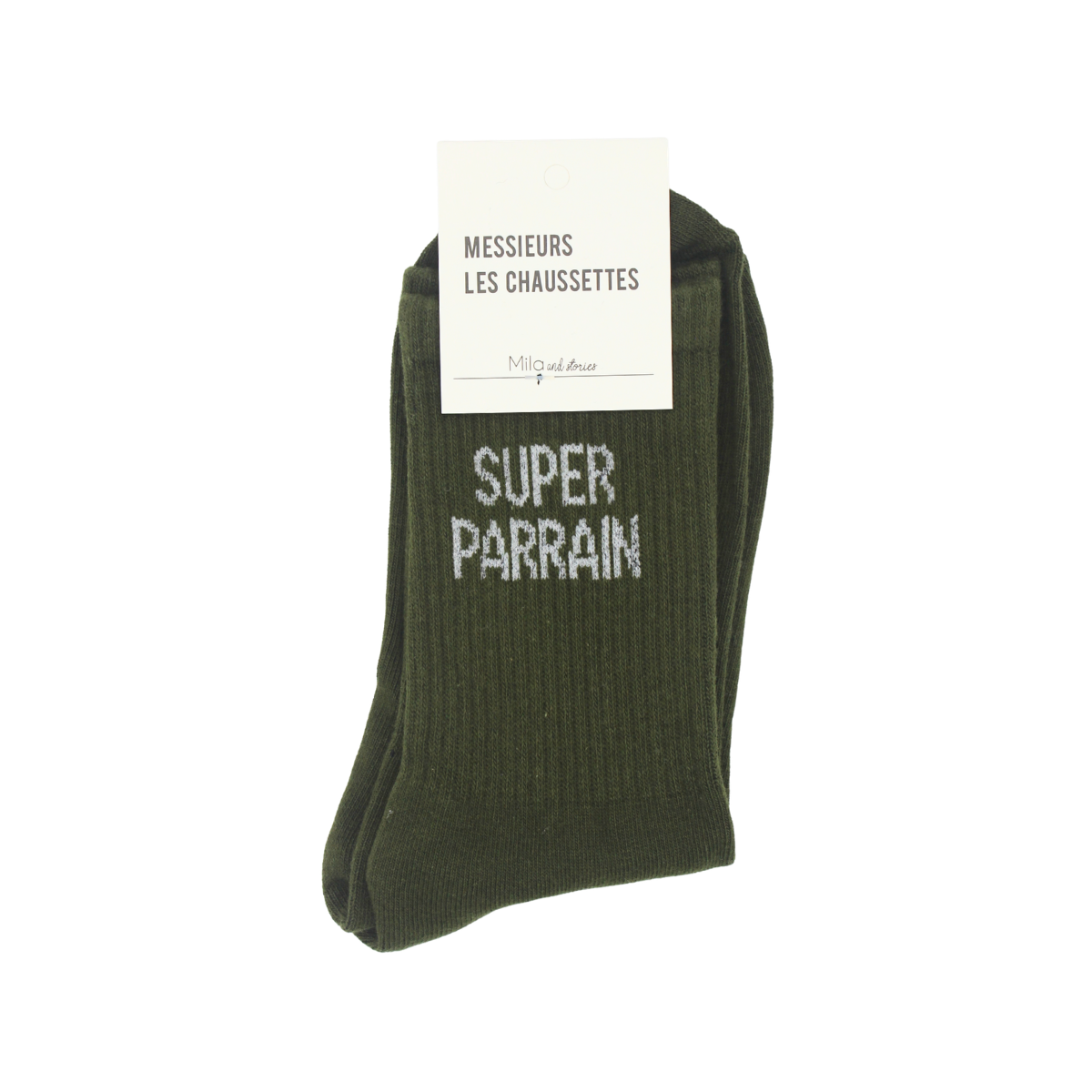 Chaussettes homme "Super Parrain"