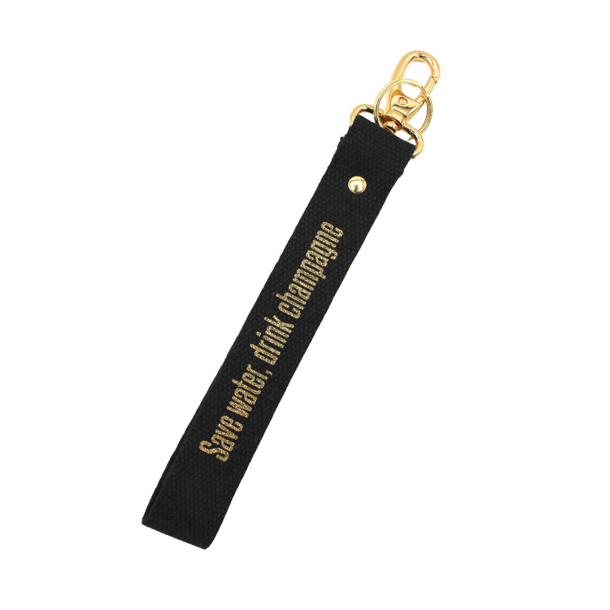 Porte-clés Save water, drink champagne