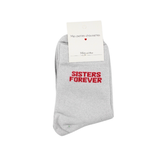 Chaussettes "sisters forever"