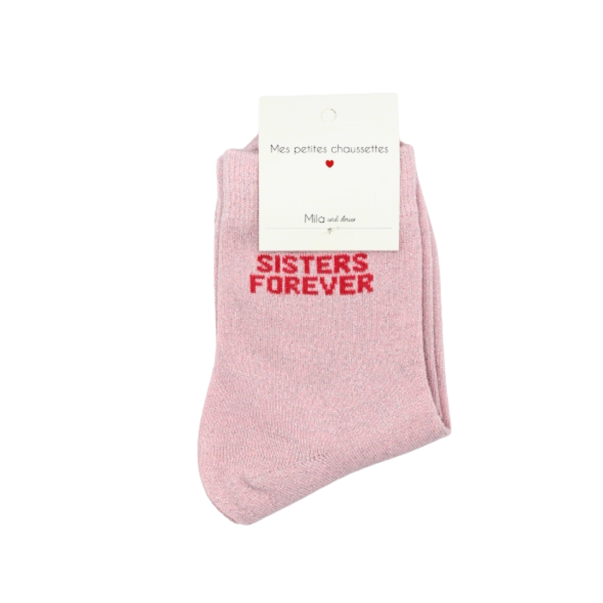 Chaussettes "sisters forever"