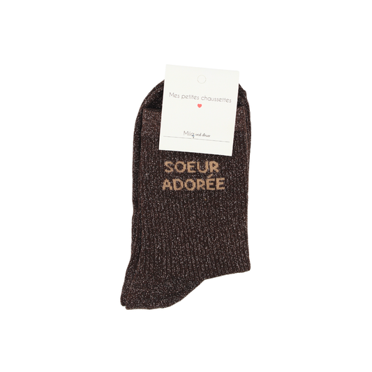 Chaussettes "Soeur adorée"