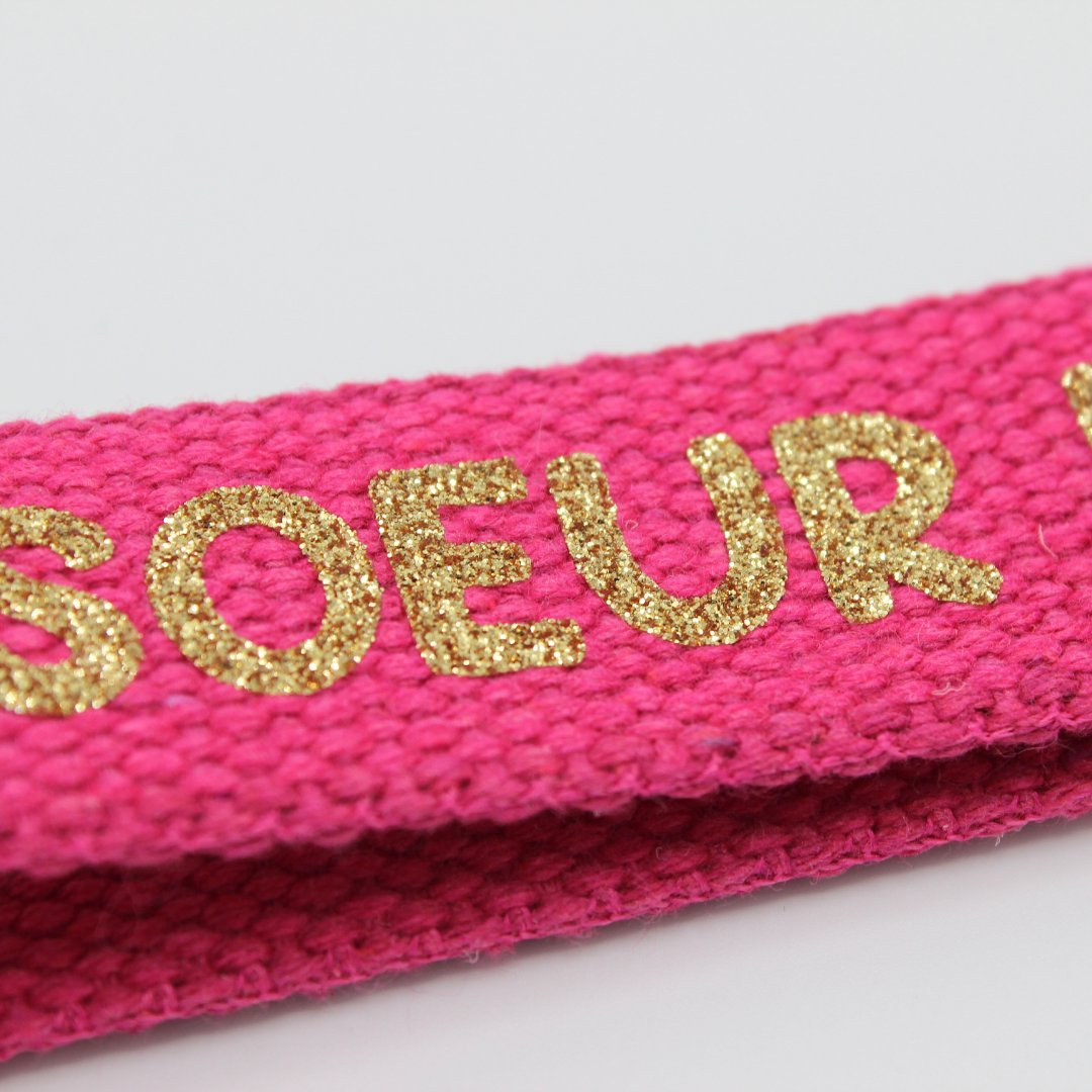 Porte-clés Soeur en or