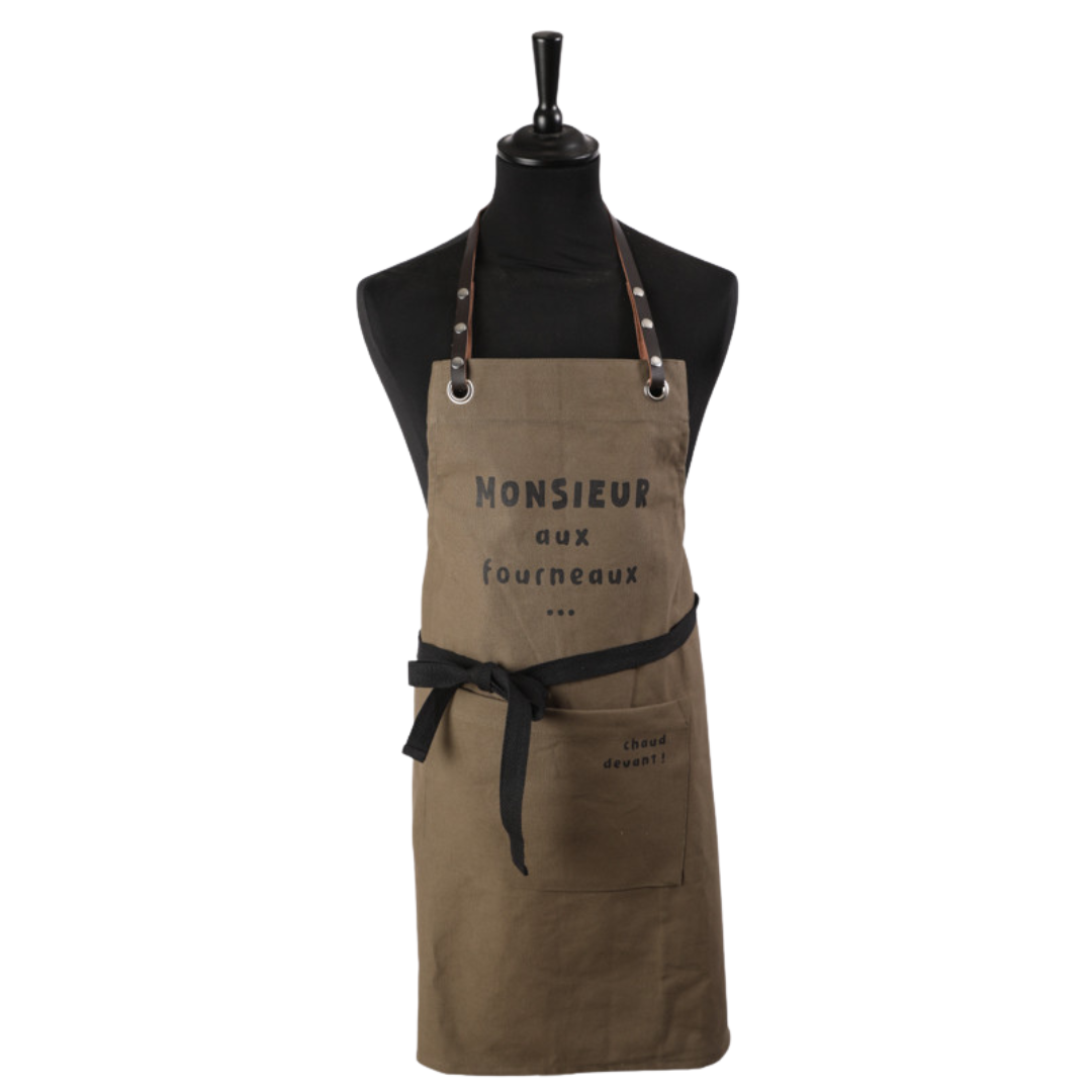 Tablier "Monsieur aux fourneaux"