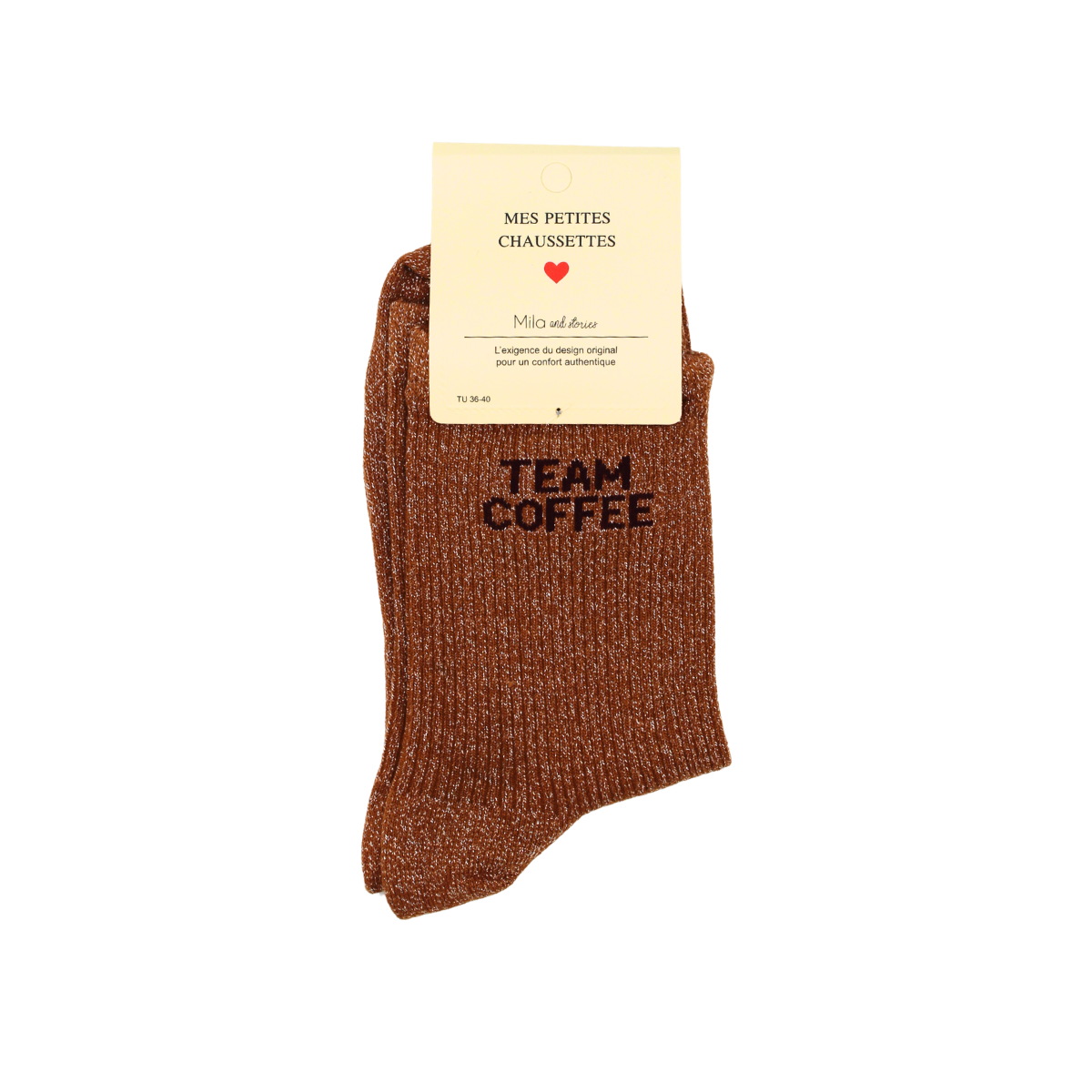 Chaussettes "Team coffee"