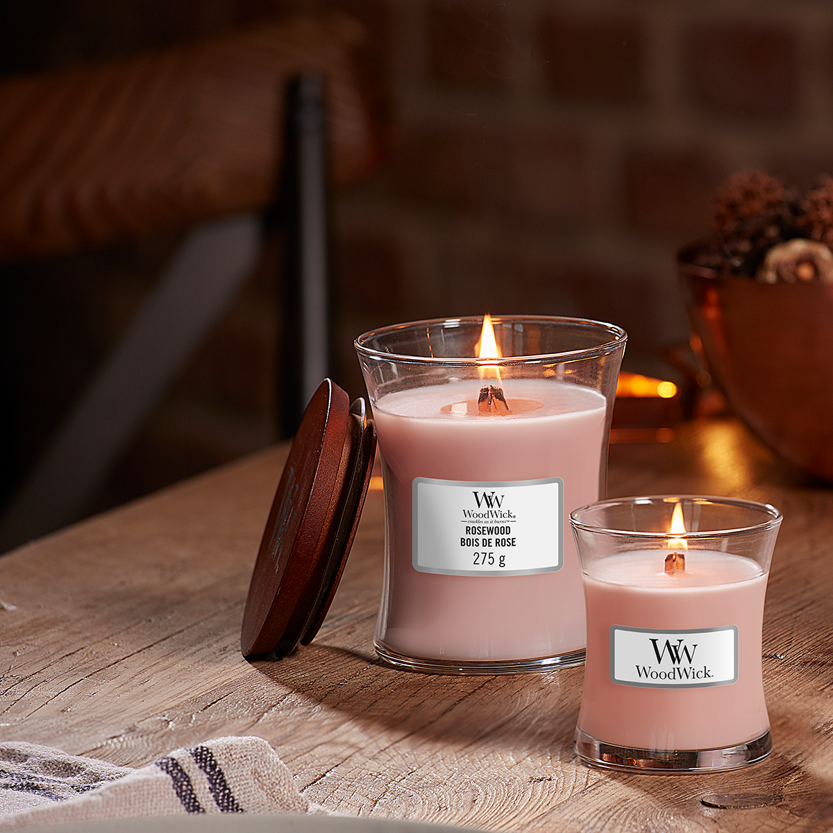 Bougie parfumée Bois de Rose